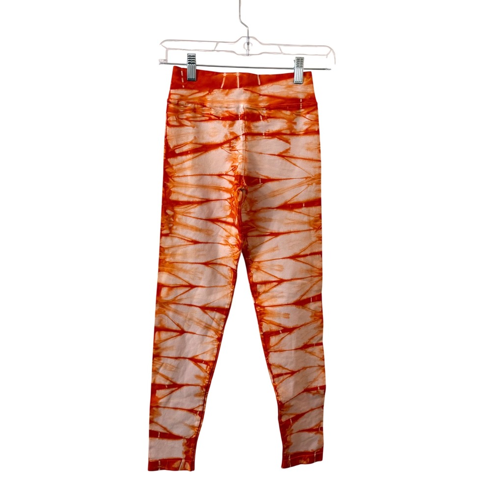 Spiritual Gangster Tie Dye High Waist Leggings Orange Peach M/L NWOT - Picture 6 of 7